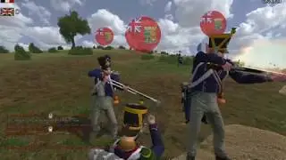 Mount & Blade Warband Napoleonic Wars - Glengarry Light Infantry Mock Battle