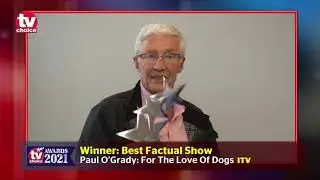 #POGDOGS wins award for Best Factual Show #tvchoiceawards