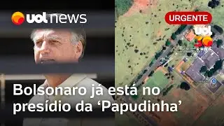 Bolsonaro já está no presídio da 'Papudinha' após ordem de Moraes,