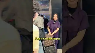 Finally Alizeh In Nepal😱❤️Meet Aayush #alizehjamali #aayuzeh #aayujanta #shorts