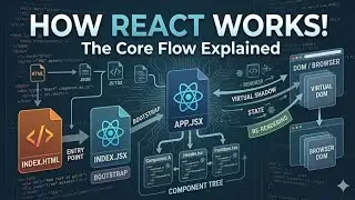 How React Actually Works Behind the Scenes | Complete Flow Explained