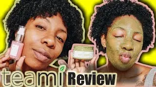 Teami Green Tea Facial Scrub  & Hibiscus Infused Vitamin C Serum Review | NaturallyNellzy