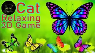 CAT GAMES 🐱 : 🦋 Catching Butterflies on Screen - Entertainment Video For Cats!