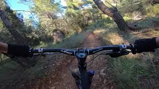 Twisty Trail#Ymittos Mountain#Athens Greece#Enduro hardtail#Da Bomb Sentinel
