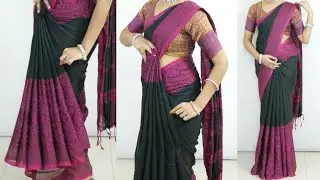 Cotton Saree Draping Mistake Everyone Makes Avoid This |Cotton Saree Draping for Office & College