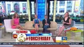 Paula Faris - strappy high heels & hot pink dress - Sept 9, 2015