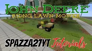 Minecraft John Deere Riding Lawn Mower