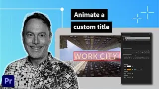 Создание анимированного заголовка | Adobe Video