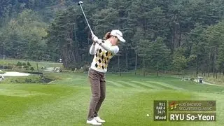 [Slow HD] RYU So-Yeon 2013 WOOD with Practice Golf Swing (2)