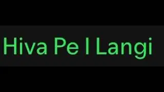 Hiva Pe I Langi