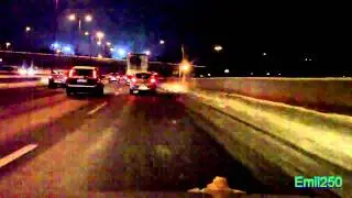2010 Nächtliche Autobahn A100 Berlin
