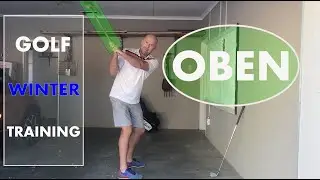 Richtige Rückschwung-Endposition = UNKOMPLIZIERTER Schwung : Golf Wintertraining Teil 2