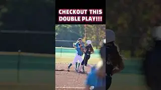 Must-See Softball Double Play Magic! 🔥🥎