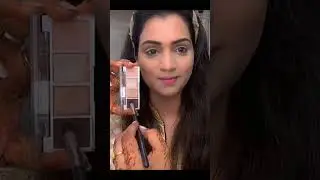Quick Golden Brown Smokey Eye Makeup Tutorial for Beginners #shorts #youtubeshorts #makeupshorts
