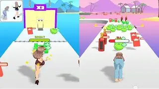 Run Healthy Android Gameplay - Very Satisfying and Relaxing Video Game - All Levels 1-3