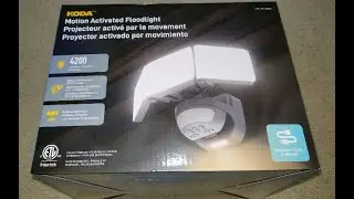 WOW $20 KODA 4200 LM PTZ Motion Detection Sensor Lights