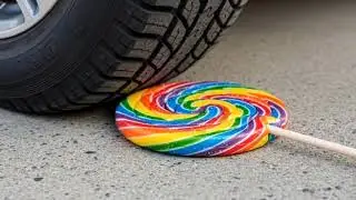 Acrylic Paint Balloon Crushing ASMR — Satisfying Slow-Motion Color Explosion | Car Tire Crush