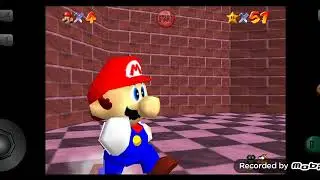 como zerar Mario 64 usando o bug da escada