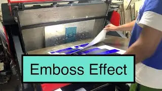 Paper Sheet Emboss Effect