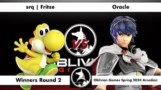 srq | Fritze (Yoshi) vs Oracle (Marth, Byleth) - WR2 - Oblivion Games Spring 2024 Arcadian