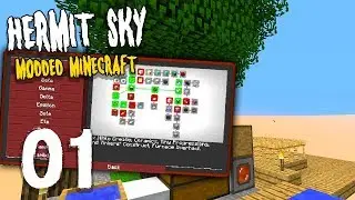 Hermit Sky: 1 | PILOT! | Modded Minecraft | Project Ozone 3