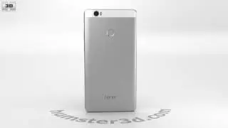 Huawei Honor Note 8 White 3D model by 3DModels.org