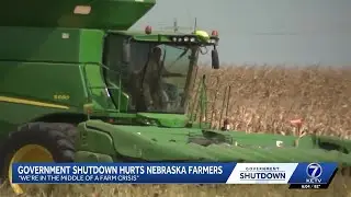 Federal government shutdown adds to Nebraska farmers' harvest pains