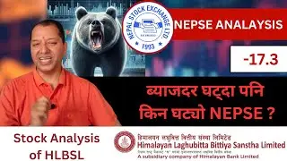 NEPSE Technical Analysis/NEPSE Update/NEPSE Chart Analysis/HLBSL Analysis /Raju Paudel.
