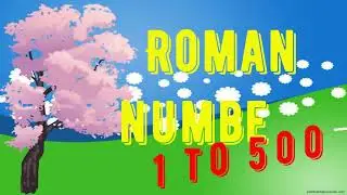 Roman Number 1 to 500| Roman numerals from 1 to 500 | Roman Number 500 tak | Roman numerals