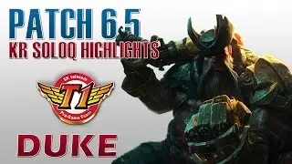 SKT T1 Duke - Gangplank Top Lane - KR SoloQ Highlights