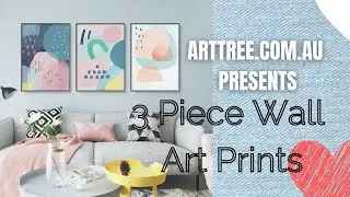 3 Piece Wall Art | 3 Panel Canvas Painting | 3 Panel Canvas Wall Art