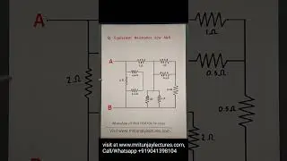 how can find Equivalent resistance for complex circuits #shorts #short