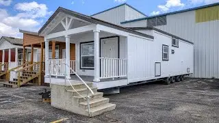 Amazing Luxurious Athens 528 Spacious Tiny House from Park Model Homes