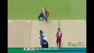 Incredible fielding by Angelo Mathews against West Indies
