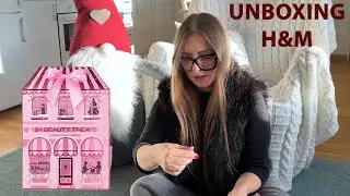 Unboxing calendar advent H&M 💋 I Merită calendarul de machiaj de la H&M? | &Icirc;l desfacem &icirc;mpreună! 🎁👀