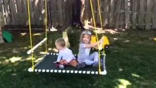 DIY Platform Swing In Action
