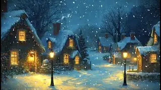 Storybook Snowy Cottage Ambience❄️ Peaceful Winter, Soft Piano Music