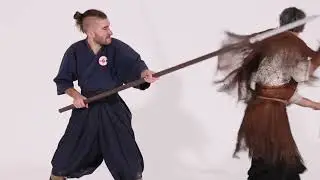 samurai fighting art - yari jutsu kuzushi waza