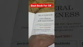 Best Book For GK 🤓#ssc #book #cgl #2023 #learn