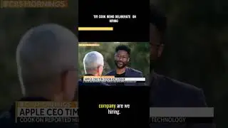 Apple CEO Tim Cook shares insights on company's hiring practices.