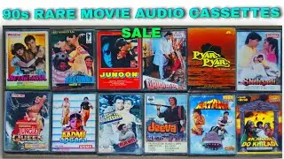 90s RARE Bollywood  movie Audio CASSETTES Sale #MANGALBORICHA2​ #GUJRATIYATRI 