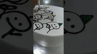 Fun birthday cake /Icing cake decorations /Shorts