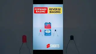LED jalti hai ya nahi? Forward vs Reverse Biasing Test! 💥 #shorts