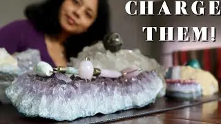How to Charge Crystals on Clusters | Satin Crystals