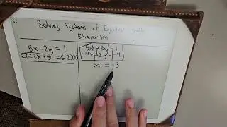 Solving Systems of Equations using Elimination 