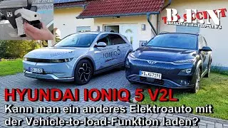 Hyundai IONIQ 5 als STROMSPEICHER❗❗ Kann man ein anderes Elektroauto mit Vehicle-to-load laden? V2L