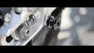 FENRIR 304 Stainless Steel Motorcycle Swing Arm Spools Paddock Stand Bobbins Cotton Reels Sliders