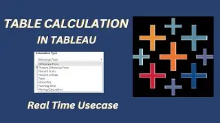 Table Calculation & their Use-case in Tableau - video-14 | Tableau Crash Course | AllAboutData