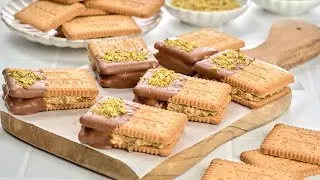 Dub&aacute;i Chocolate S&aacute;ndwich: postre de pistachos con galletas Noel.✨
