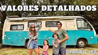 QUANTO CUSTOU O MOTORHOME QUE MORAMOS EM FAMÍLIA. Ep. 31.